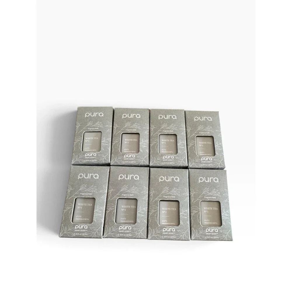Lot of 8 - Pura White Tea No 1 Smart Fragrance Refills